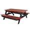 Highwood Usa Rectangle Hometown Picnic Table, Jasper, 6 ft L, 30 in H Overall AD-TBL-HI02-JAS - alternate 1